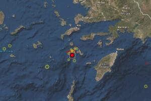TRESLA SE GRČKA: Jačina 4 stepena po Rihteru! Epicentar 12 kilometara južno od ostrva Niziros