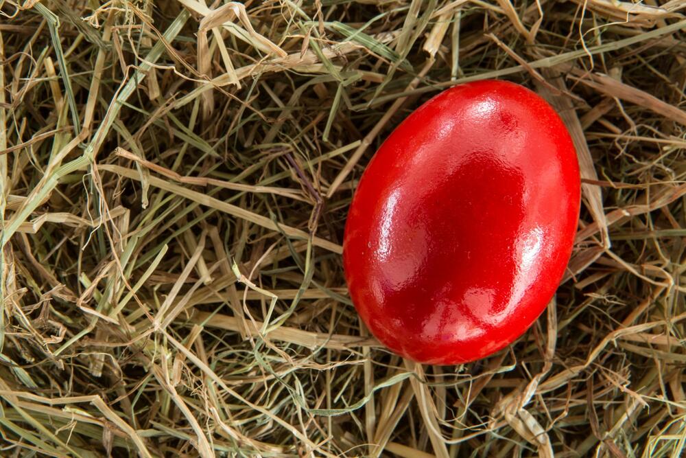 crveno jaje, uskrs