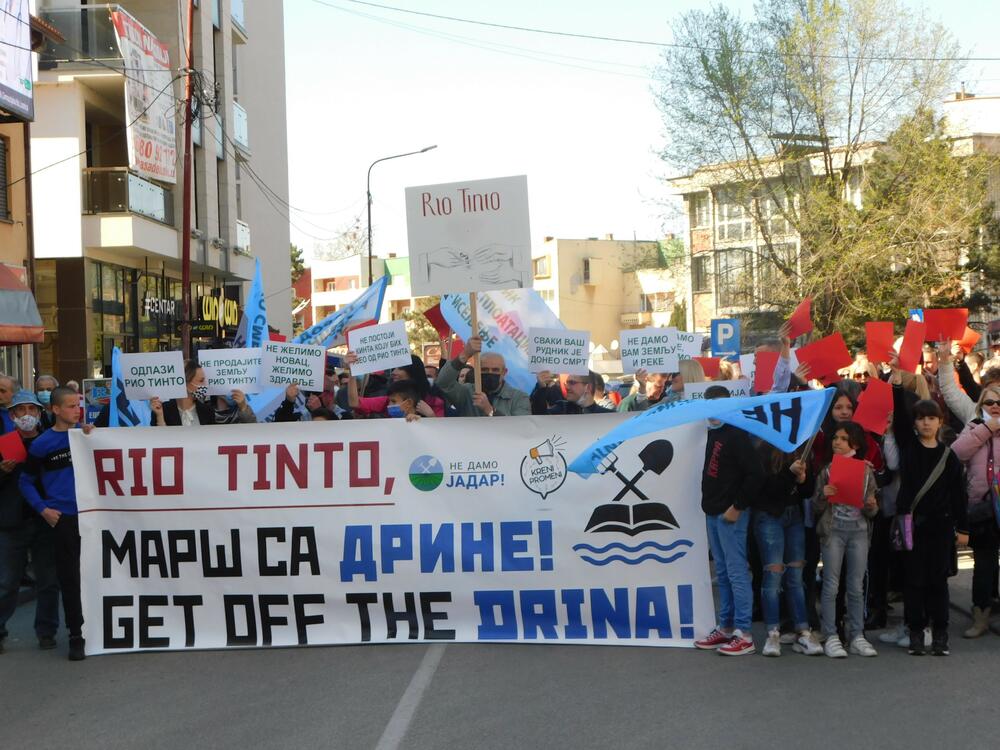 protesti, Loznica, Rio Tinto