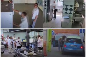 SKANDAL NA SICILIJI: Krali hranu iz bolnice, opustošili čak i automate, jedan snimljen kako urinira u kuhinji VIDEO