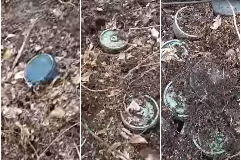 OTKIDA NOGU DO KOLENA: 22 protivpešadijske antimagnetne mine PMA-3 pronađene u brdima iznad sela Semizovac VIDEO