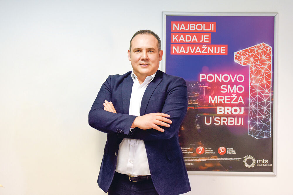 ĐORĐE MAROVIĆ, IZVRŠNI DIREKTOR ZA TEHNIKU TELEKOMA SRBIJA, ZA KURIR: MTS najbolja mobilna mreža u Srbiji