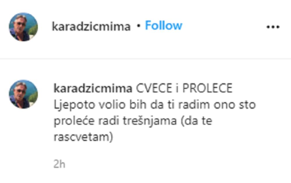 Mima Karadžić instagram