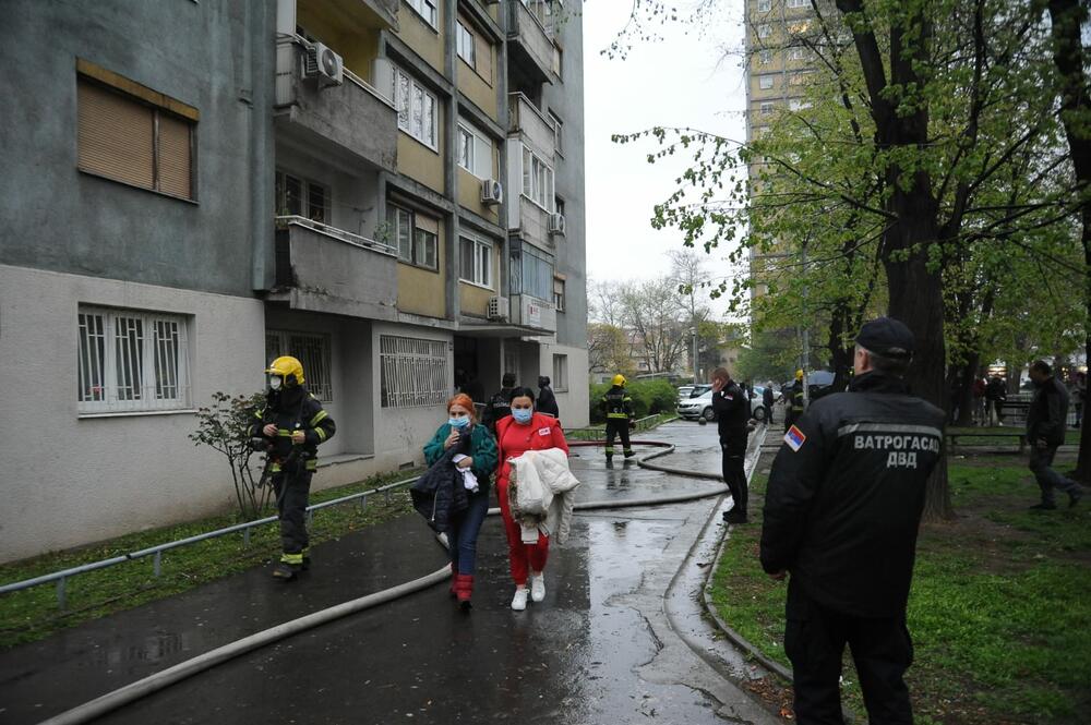 požar, Novi Beograd