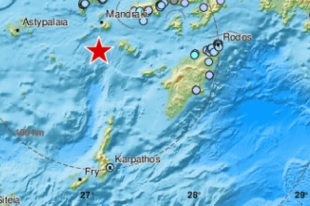 NOVI ZEMLJOTRES NA GRČKIM OSTRVIMA: Potres jačine 4,9 stepeni kod ostrva Kos! Osetio se i u Turskoj!