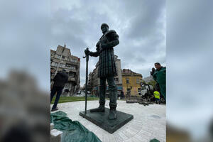 SVEČANO OTKRIVANJE U UTORAK: Pogledajte kako izgleda spomenik despotu Stefanu na Dorćolu (FOTO/VIDEO)