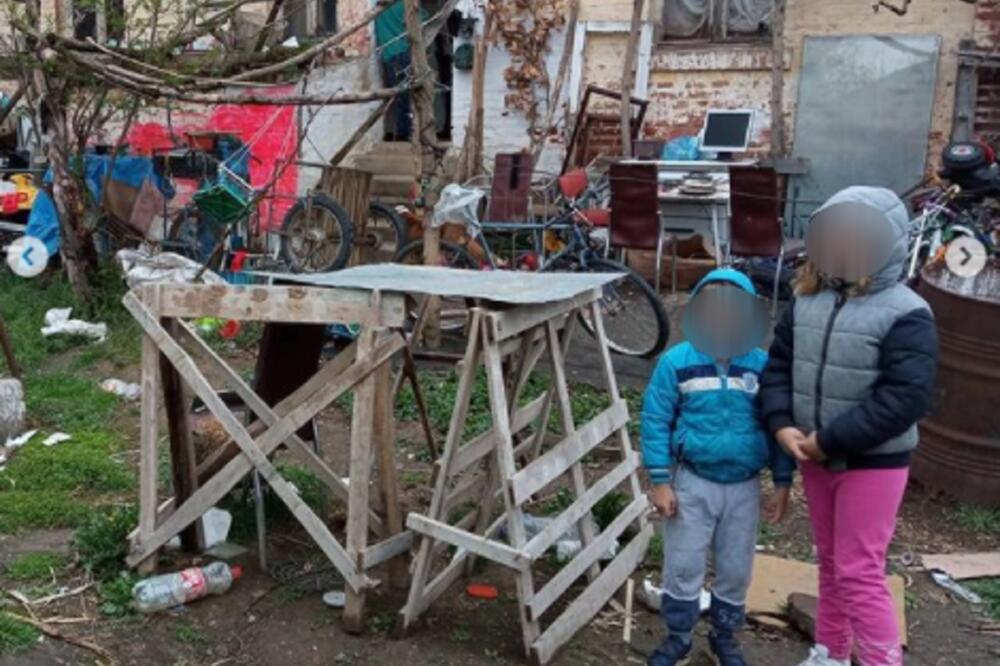 MILICA (7) I MARKO (6) ŽIVE U TROŠNOJ KUĆI, NAJVIŠE VOLE DA JEDU PICU: Jedva krpe kraj sa krajem, OBUĆA IM NAJVIŠE TREBA (FOTO)