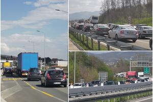 NEKA VAM JE BOG U POMOĆI AKO STE KRENULI AUTO-PUTEM NA ODMOR! Noćna mora vozača na Milošu Velikom ZADRŽAVANJE I 75 MINUTA (VIDEO)