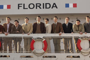 NA PUTU ZA MONTEVIDEO: Fudbalska delegacija na brodu „Florida"
