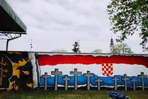 PROVOKACIJA ZLOGLASNIH NAVIJAČA DINAMA: BBB uz zaštitu policije pisali grafitte po Borovom Selu