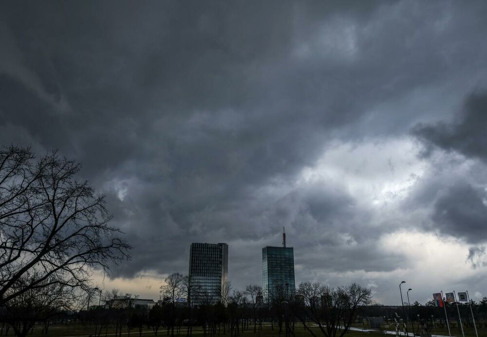 oblačno vreme, oblačno, tmurno vreme, Beograd