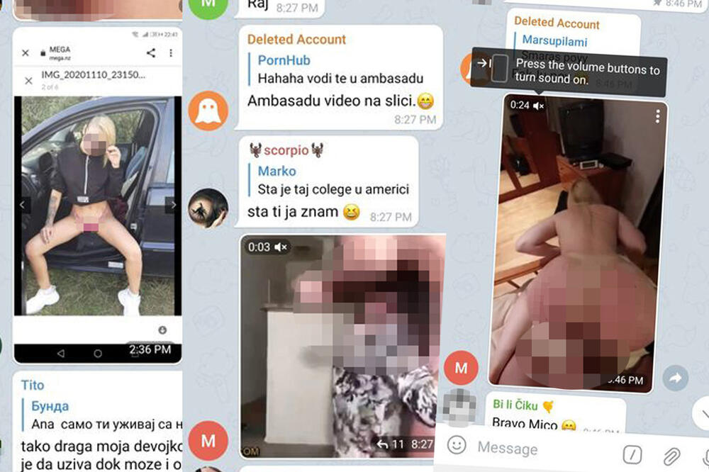 PERVERZNJACI OPET ORGIJAJU, OVOG PUTA NA TELEGRAMU: Na grupi užasa menjaju intimne snimke devojaka, Novosađanka otkrila užas FOTO