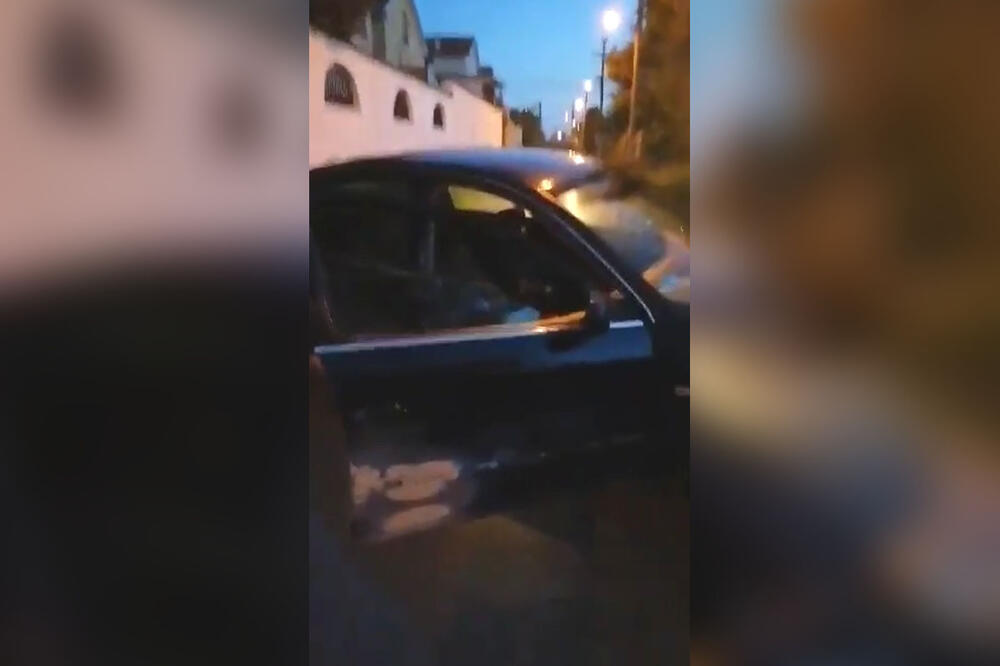 ČOVEČE DA LI SI TI NORMALAN: Bežao od patrole pa sa 140 na sat naleteo na ležećeg policajca i demolirao auto (VIDEO)