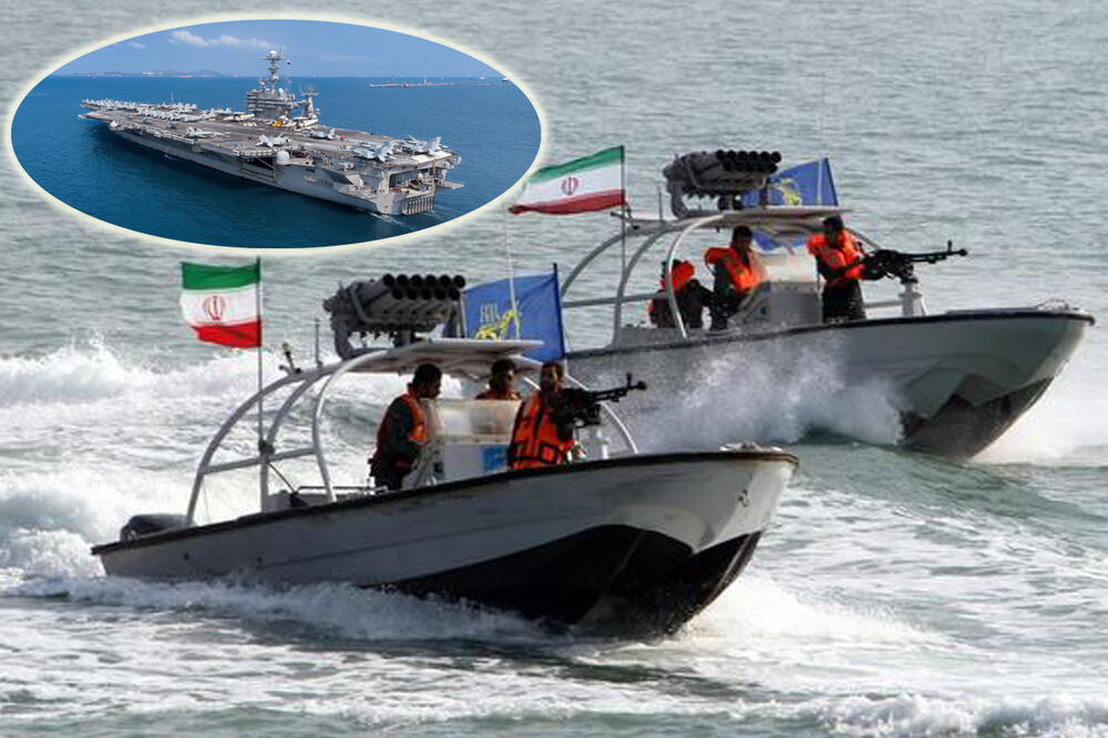 KORAK DO OBRAČUNA U PERSIJSKOM ZALIVU: Iranski brodovi prišli previše blizu, Ameri nisu štedeli municiju VIDEO