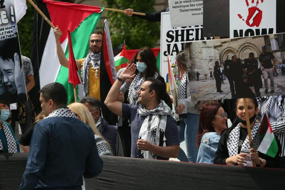 Protest, Palestinci