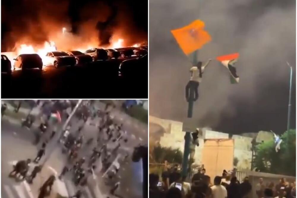 HAOS U IZRAELSKOM LODU: Arapi se digli, palili sinagoge, stavili palestinsku zastavu! Gradonačelnik: Ovo je građanski rat! VIDEO