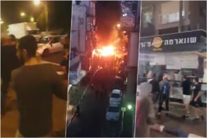 ESKALACIJA NASILJA U IZRAELU ZBOG RAKETNIH NAPADA HAMASA Arapi i Jevreji se sukobljavaju, pale vozila, demoliraju lokale! VIDEO