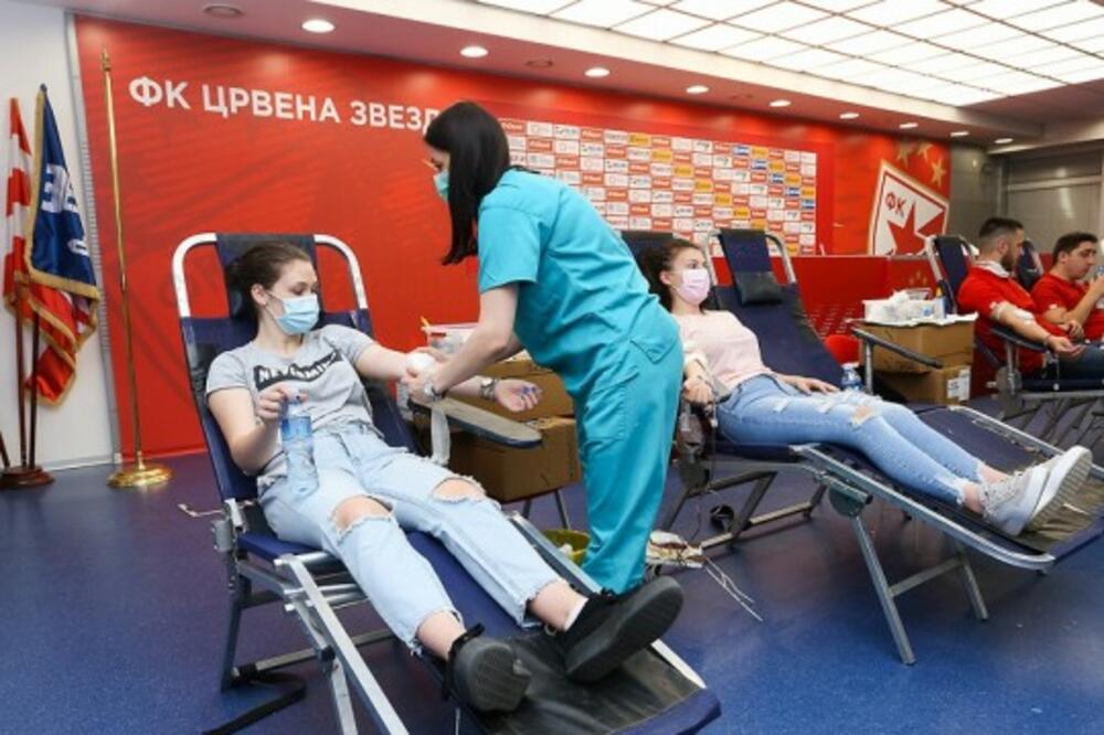 BRAVO: Zvezdaši prikupili 280 jedinica krvi