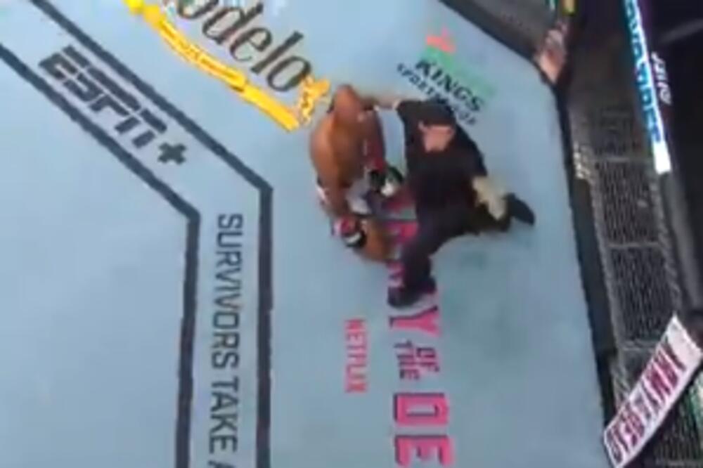 JEZIVO! Brazilski UFC borac SLOMIO RUKU svom idolu, PUCANJE KOSTI se čulo i u prenosu uživo! UZNEMIRUJUĆI VIDEO