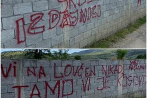 SRBE NA VRBE pa onda SMRT FAŠIZMU: Užasne šovinističke poruke mržnje osvanule u Podgorici