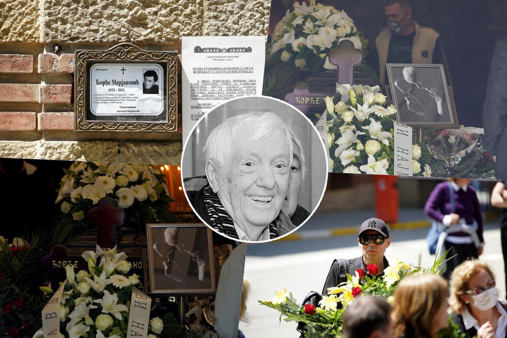 Đorđe Marjanović, komemoracija, sahrana