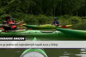 AMAZON USRED BEOGRADA: Turisti oduševljeni vožnjom kajakom po Dunavu, potpuno NOVO ISKUSTVO sa reke