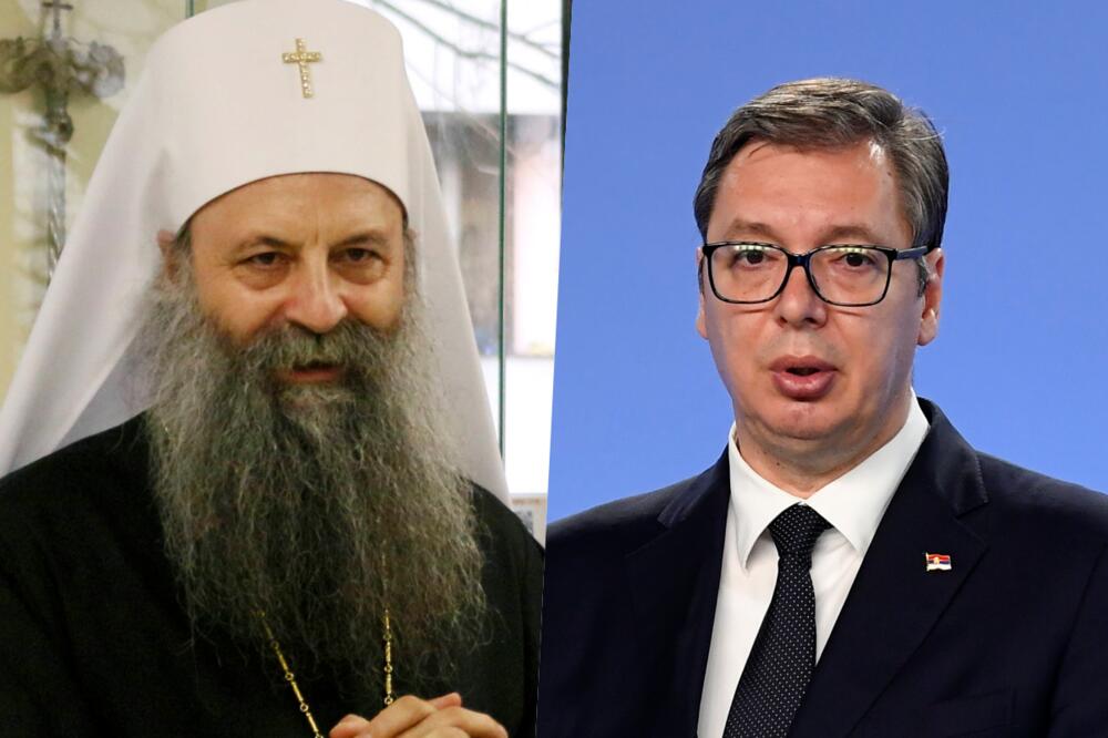 VUČIĆ GOSTI PATRIJARHA I EPISKOPE NA RUČKU U KLUBU POSLANIKA: Predsednik sa vladikama o situaciji na KiM i položaju srpskog naroda