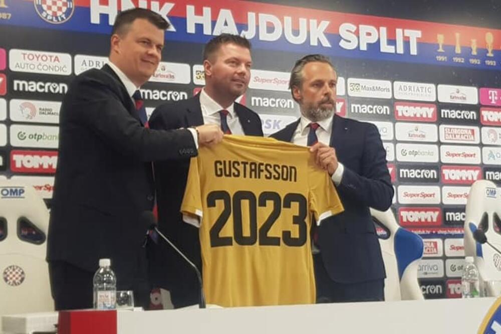 ŠVEĐANIN NA KLUPI HRVATSKOG VELIKANA: Jens Gustafson novi trener Hajduka iz Splita! FOTO