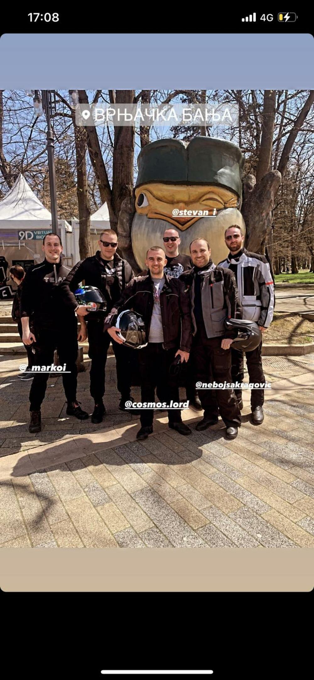 motociklisti koji su spasili Ivana Miloševića