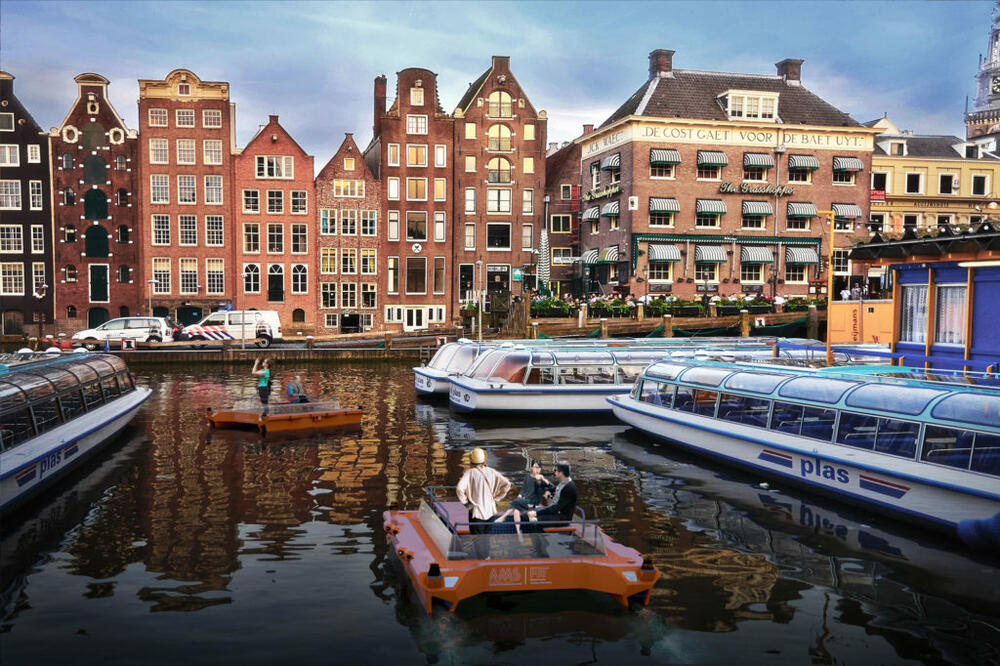 BUDUĆNOST JE STIGLA Kanale Amsterdama osvajaju robo-čamci! Prevoze putnike i smeće, a mogu i da zamene mostove