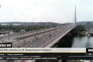 SPEKTAKL U PRESTONICI SRBIJE: Počeo 34. Beogradski maraton, učestvuje oko 5.000 takmičara