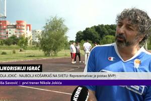 KURIR TELEVIZIJA U JOKIĆEVOM SOMBORU: Ovo je 1. teren na kome je zaigrao basket i prvi trener koji je trenirao našeg MVP