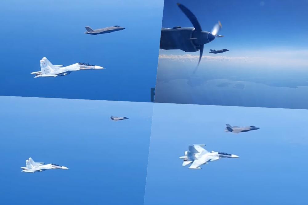 I TO SE KONAČNO DESILO: Dva ljuta rivala pogledala se oči u oči: Ovako je protekao susret F-35 i SU-30SM na nebu Baltika! VIDEO