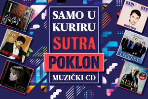 SUTRA NE PROPUSTITE POKLON U KURIRU! Dobićete MUZIČKI CD