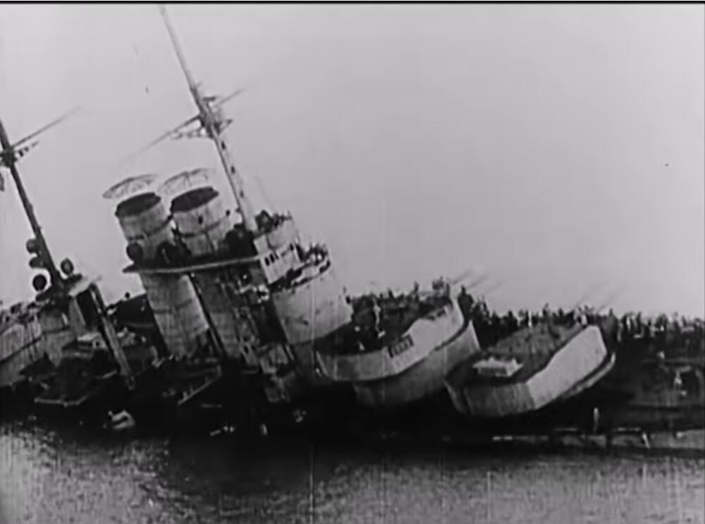 Austrougarska mornarica, brod, potapanje