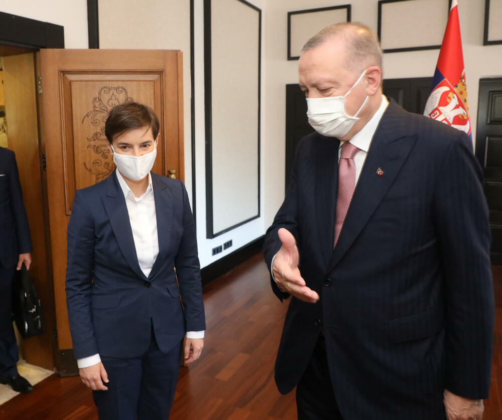 Ana Brnabić, Erdogan