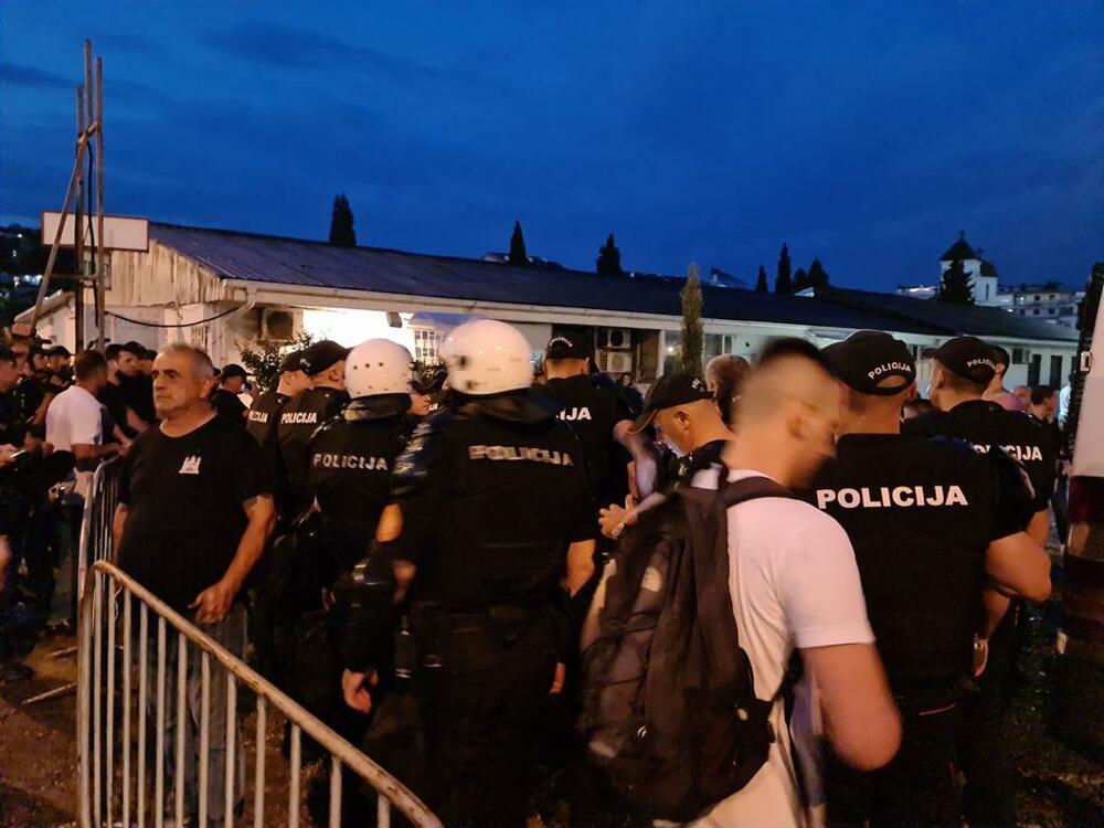 Tomaš Bošković, deca, protest, hapšenje, Podgorica