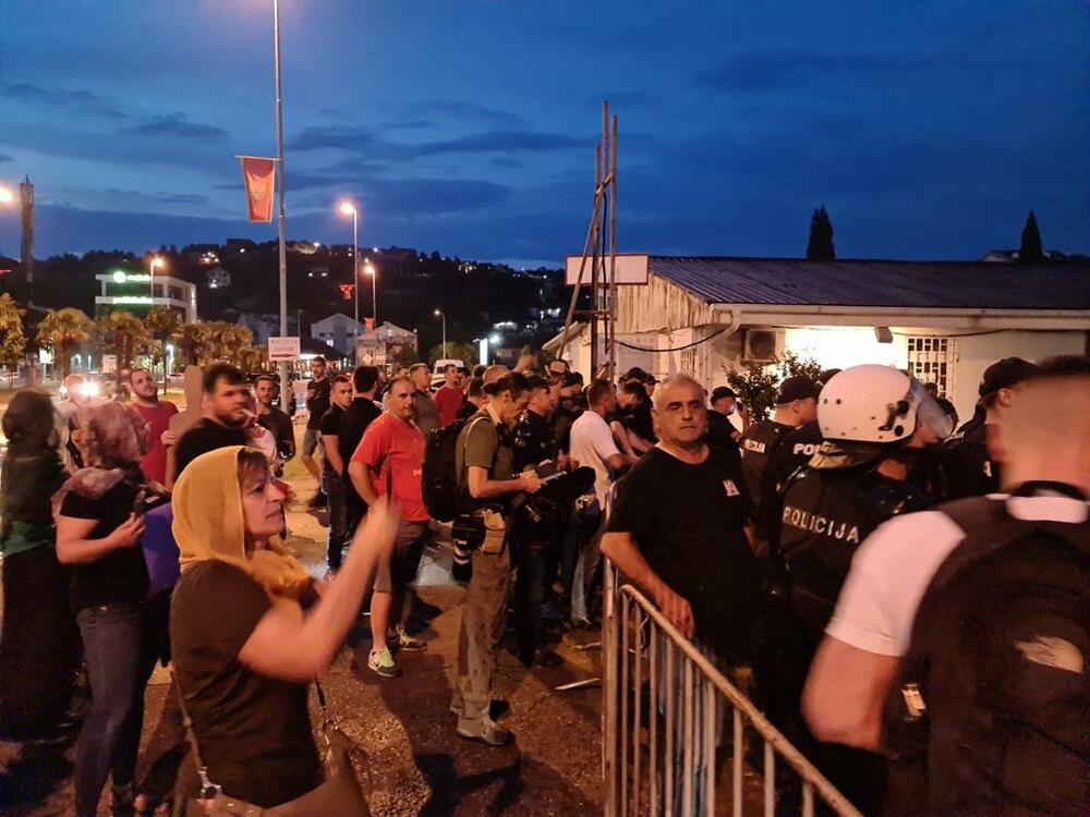 Tomaš Bošković, deca, protest, hapšenje, Podgorica