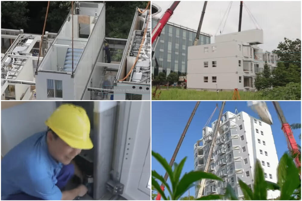 USPELI DA URADE NEMOGUĆE: U Kini izgrađen stambeni blok na deset spratova za neverovatnih 29 SATI VIDEO