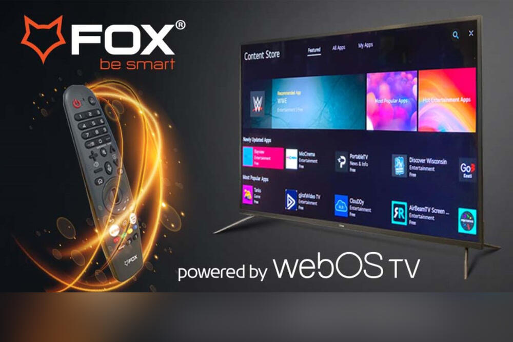 FOX SMART TELEVIZORI SA NOVIM OPERATIVNIM SISTEMOM WebOS
