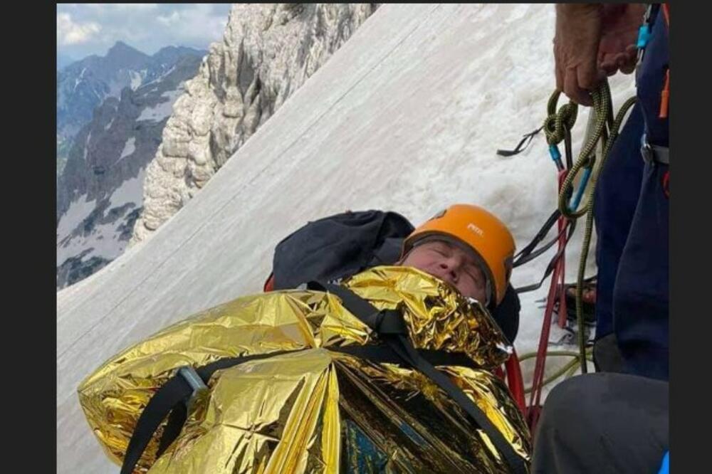 SREĆAN KRAJ DRAME NA PROKLETIJAMA: Spasen srpski planinar, helikopterom prebačen u Klinički centar (FOTO)