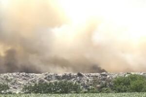 PROGLAŠENA VANREDNA SITUACIJA U POŽAREVCU: Deponija gori već drugi dan, dim guši građane