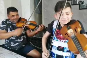 JOCA PIROMANAC (15) POSLE TEŠKE NESREĆE PONOVO ZASVIRAO! Mladi violinista se ne seća udesa: IMAM POTPUNI PREKID FILMA! VIDEO