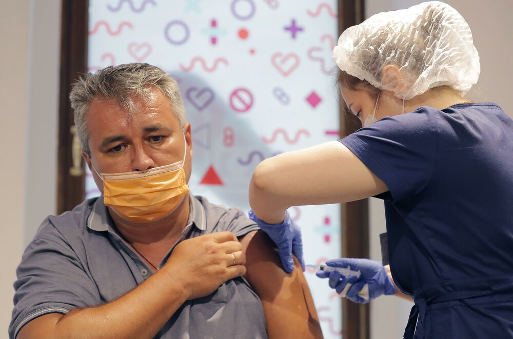 Odgovornost pre svega Rus na vakcinaciji