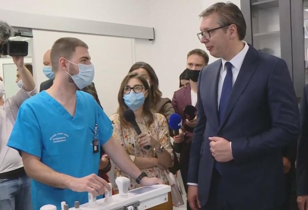 Aleksandar Vučić, Specijalna bolnica Sveti Sava