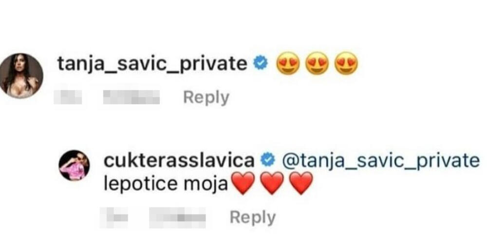 Tanja Savić, Slavica Ćukteraš