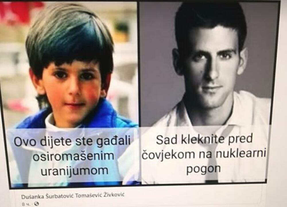 Novak Đoković reakcije