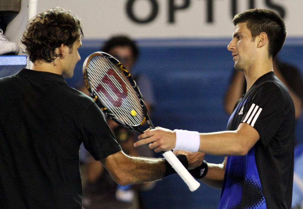 Rodžer Federer, Novak Đoković, AO 2008