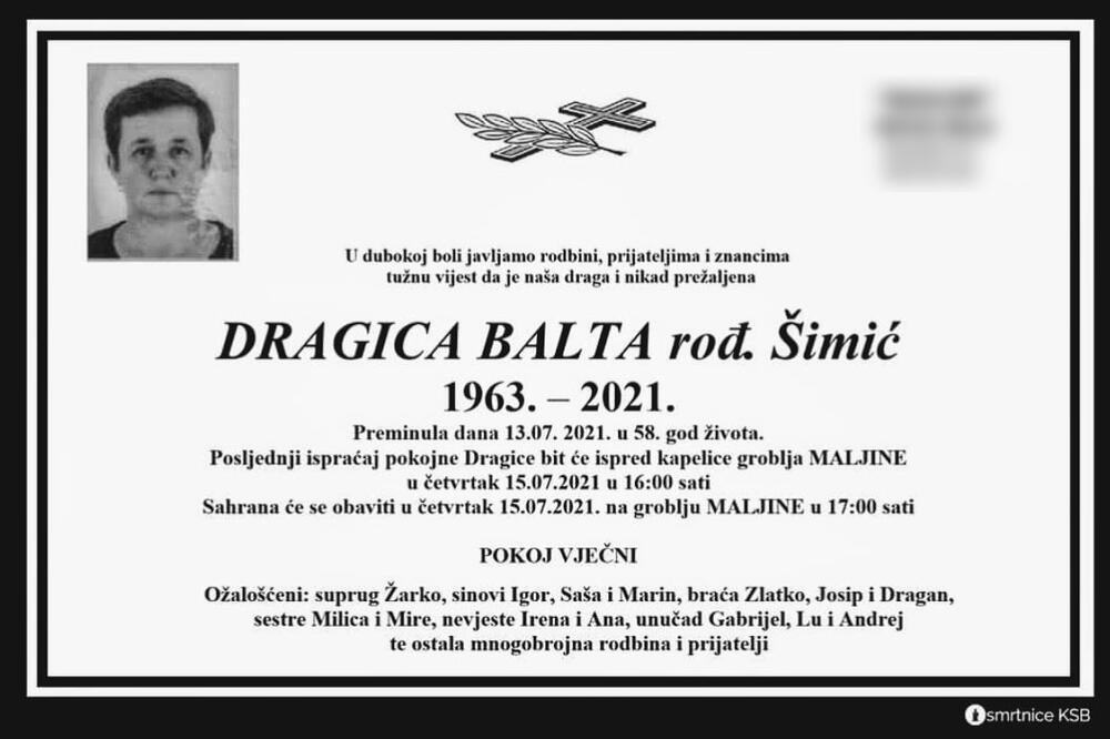 MUŽ SMRŠAO 15 KG DA BI ŽENI DAO BUBREG: Dragica iz Travnika nije dočekala transplantaciju, udruženje teško optužuje zdravstvo
