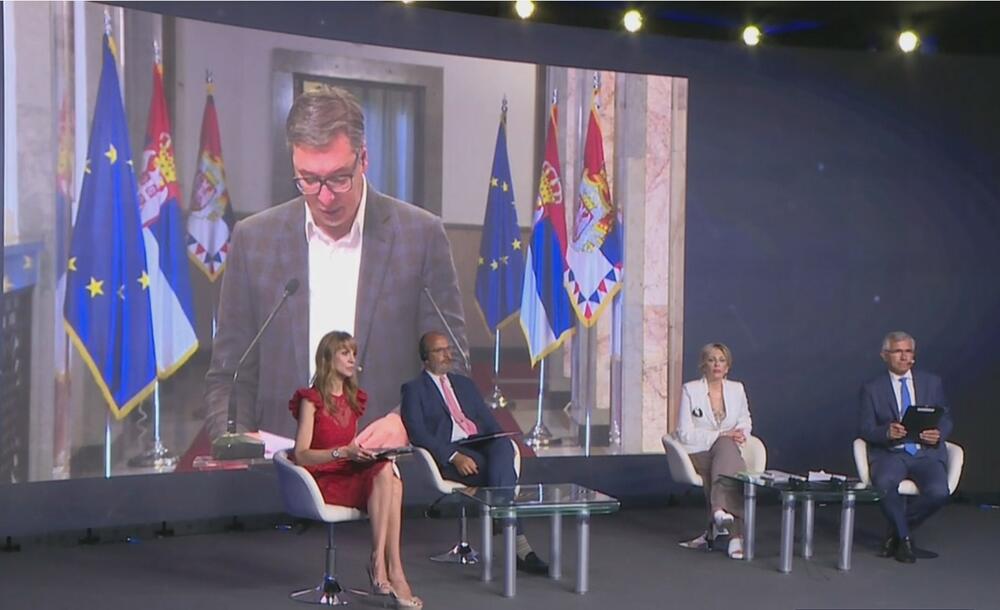 Aleksandar Vučić, Konferencija, Srbija i EU